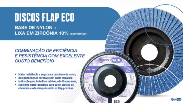 Disco Flap ECO - Nylon + Zircônia 10%