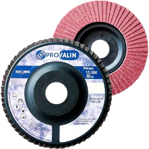 disco-flap-aluminio Disco Flap Alumínio - Nylon + Óxido de Alumínio