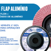 Disco Flap Alumínio - Nylon + Óxido de Alumínio